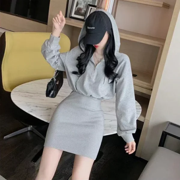 2025 Casual Dresses-Shirt Dress V Neck Long Sleeve Mini Dresses High Quality Women's Dress Small MOQ - Image 4