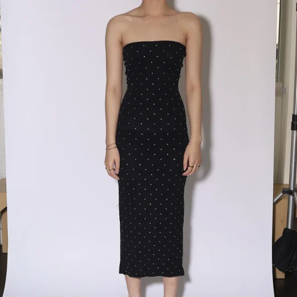 2025 Women Clothing Organic Cotton Fashion Trendy Ladies Summer Bodycon Dress Women 2025 Night Dresses for Woman Sexy - Image 3