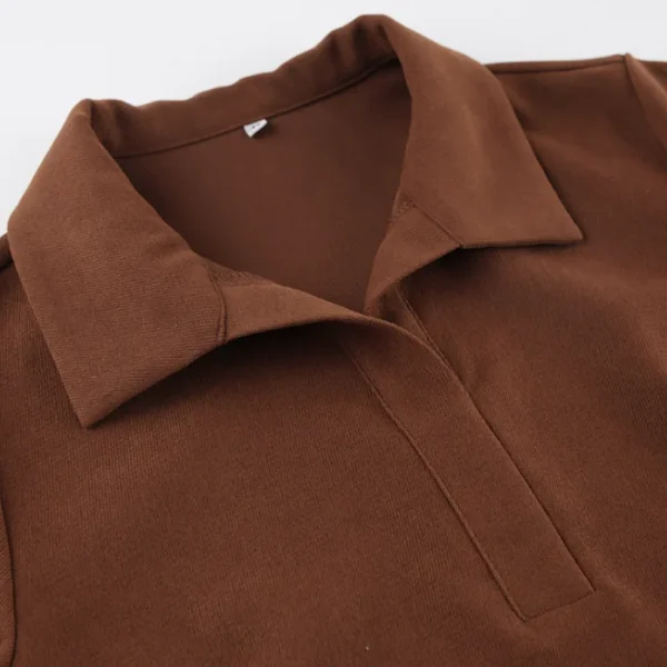 2025 High Quality Casual Dresses-Shirt Dress Long Sleeve Socialite Pencil Women's Dress Small MOQ - Image 4