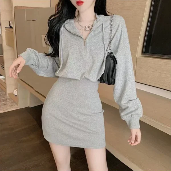2025 Casual Dresses-Shirt Dress V Neck Long Sleeve Mini Dresses High Quality Women's Dress Small MOQ